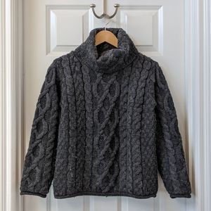 ARAN Merino Wool Chunky Knit Sweater